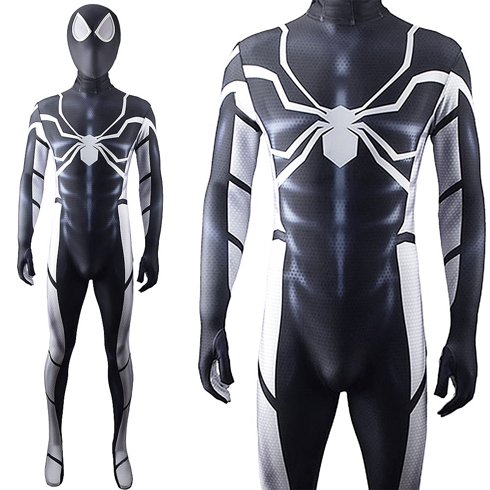 FUTURE FOUNDATION cosplay halloween Stealth suit Spider-Man Tights ...